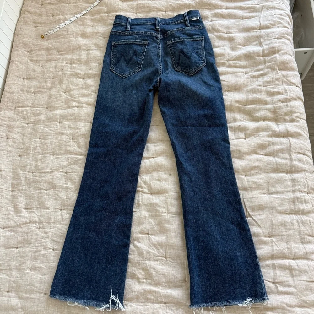 Mother The Hustler Ankle Fray Jeans in Teaming Up Size 25